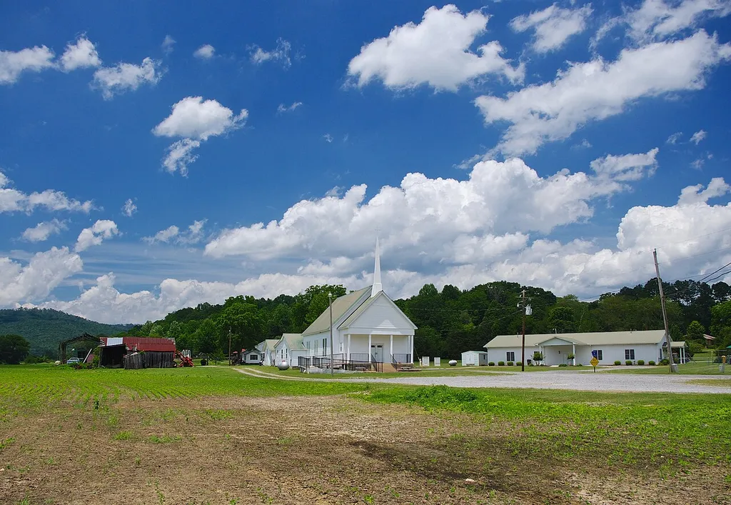 Mount Nebo Baptist Church in Hollytree, Alabama, United States.