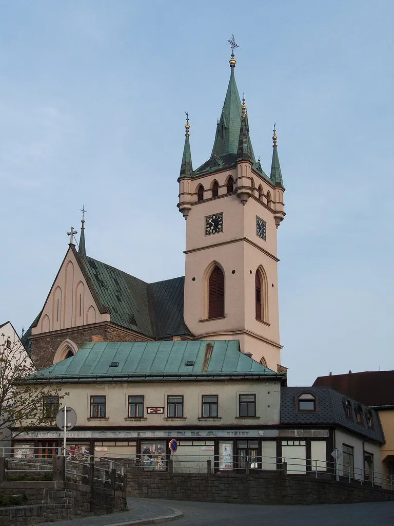St. Nicolas Church in Humpolec, Pelhřimov District, Czech Republic