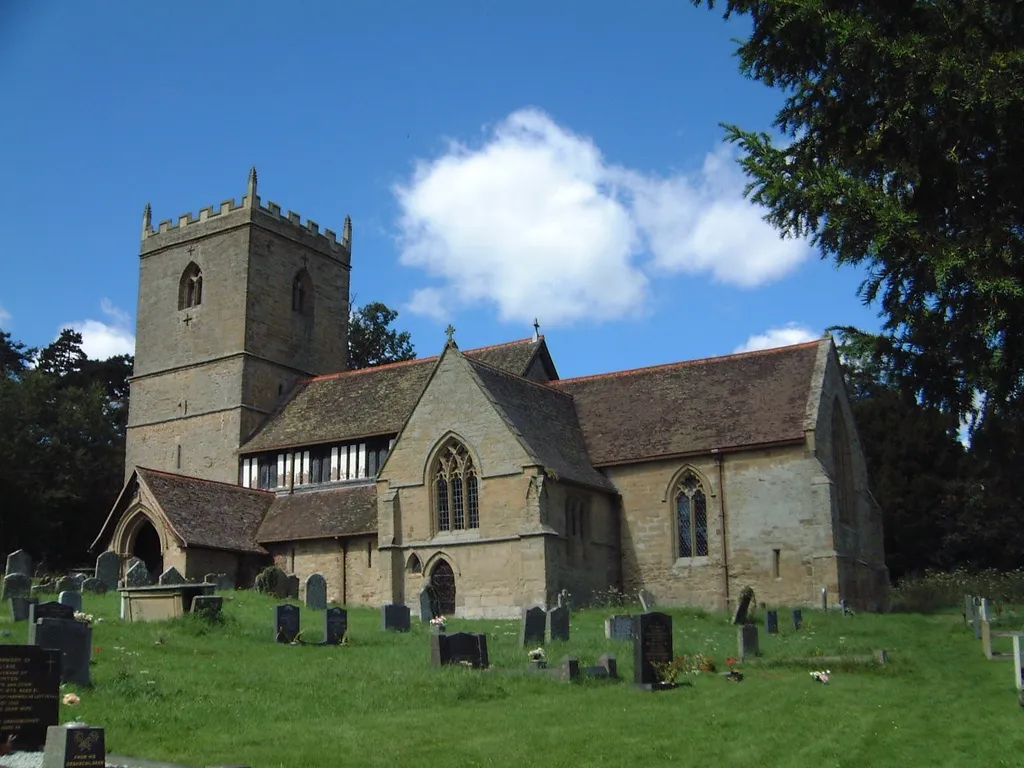 St John the Baptist parish church, Kinlet, Shropshire, seen from the southeast