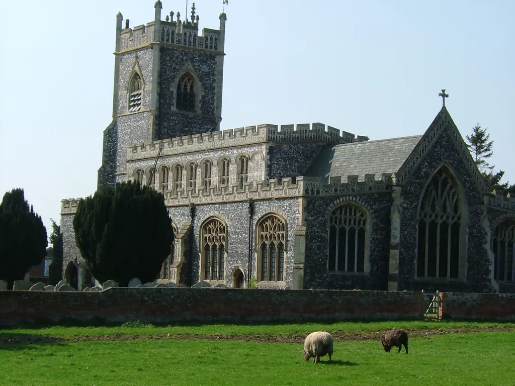 The CoE church in Stratford St Mary, Suffolk, UK.