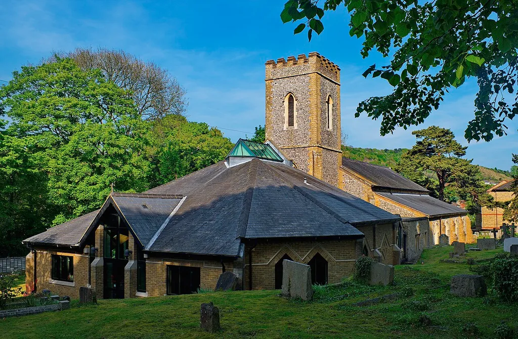 St Peter &amp; St Paul's Church in River, Kent.