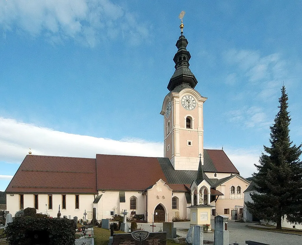 City parish church Assumption of Mary, city Feldkirchen, district Feldkirchen, Carinthia, Austria, EU