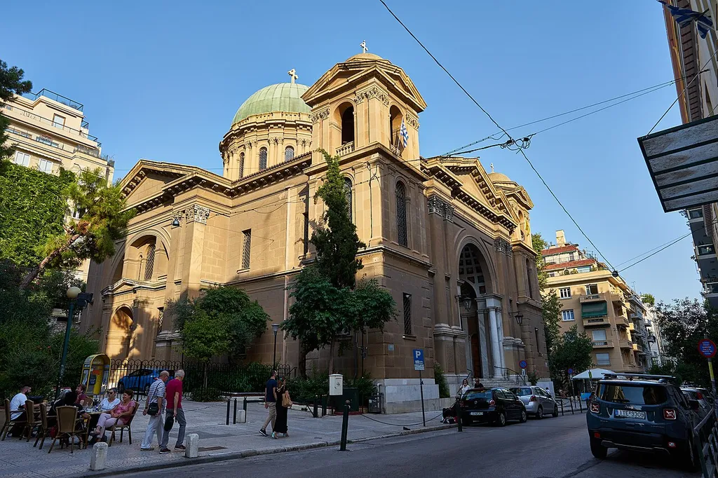 The Church of Saint Dionysius the Areopagite in Kolonaki on August 5, 2020