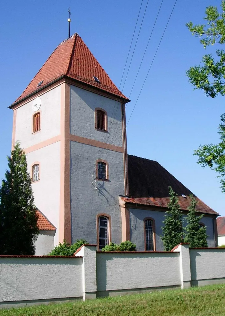 Protestant church in Baalsdorf near Leipzig (Saxony)