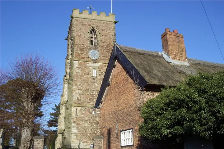 West tower of All Saints' parish church, Narborough, Leicestershire, seen from the southwest