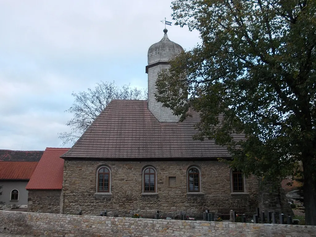 St. George's Church in Meuschau (Merseburg, district: Saalekreis, Saxony-Anhalt)