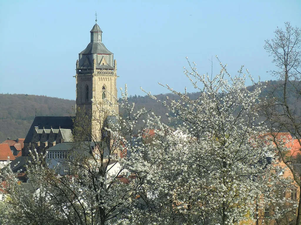 Evangelical church in Bad Wildungen, Hesse, Germany