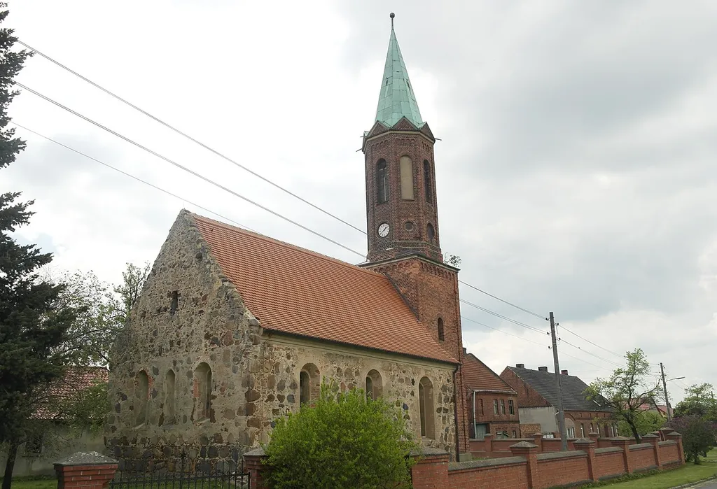 Kirche in Kolpien, Stadt Dahme, denkmalgeschützt