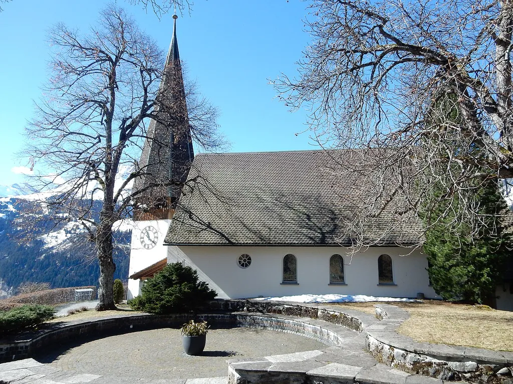 Wengen, church