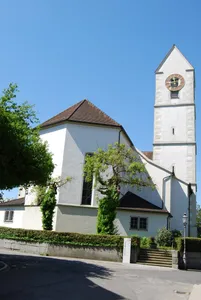 Roman Catholic parish church with rectory