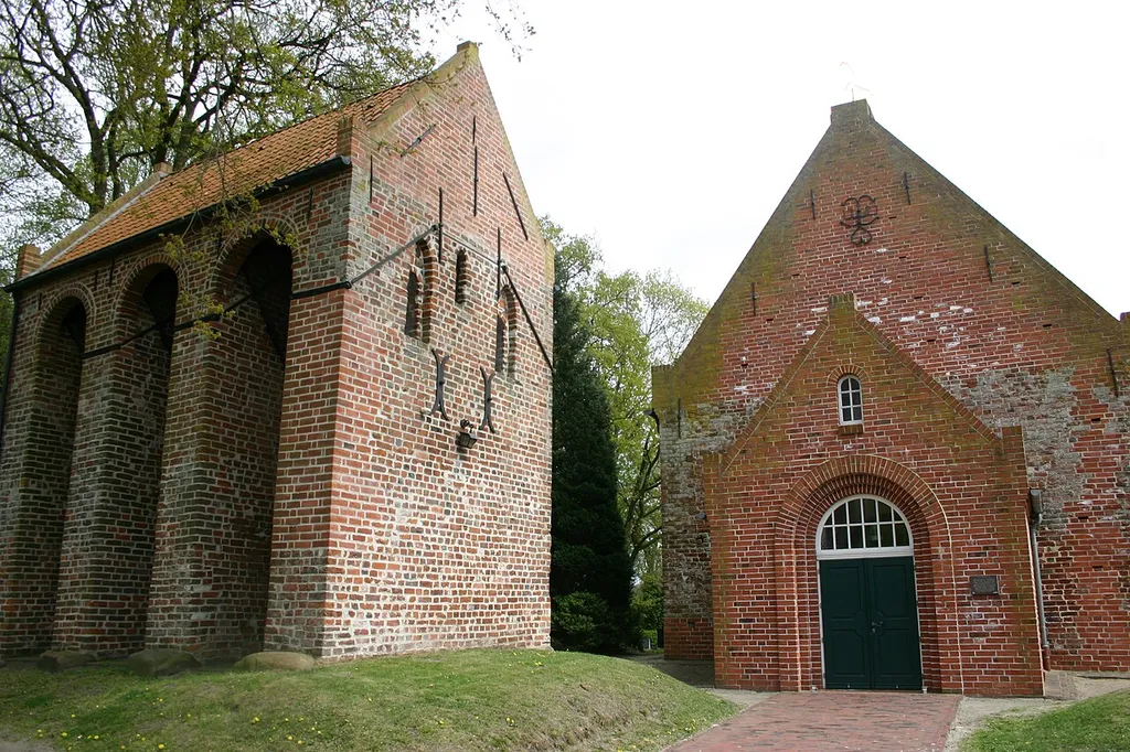 Historic Mary's Church in Holtland, district of Leer, East Frisia, Germany