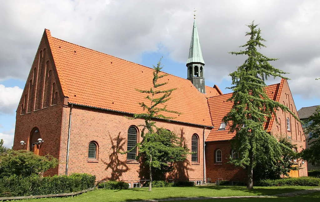Flintholm Kirke in Copenhagen, Denmark. Exterior.