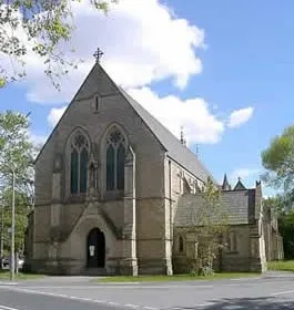 St Chrysostom's parish church, Anson Road, Victoria Park, Manchester, seen from the northwest