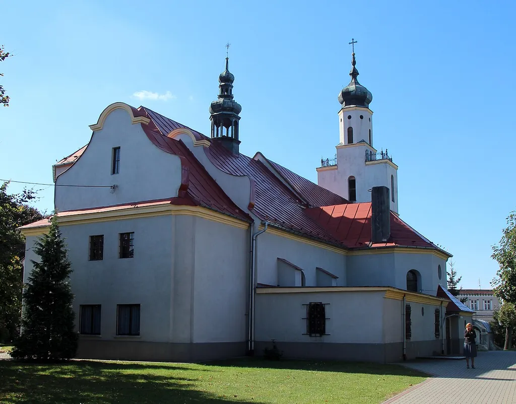 Baborów, ul. Dąbrowszczaków - rzymskokatolicki kościół parafialny pw. Narodzenia NMP, 1 poł. XIX w., 1922