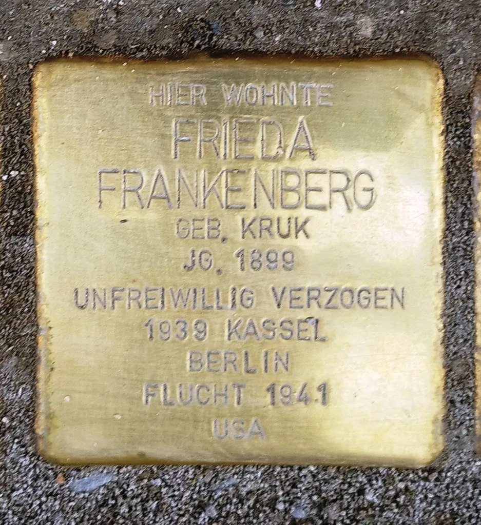 Stolperstein für Frieda Frankenberg
