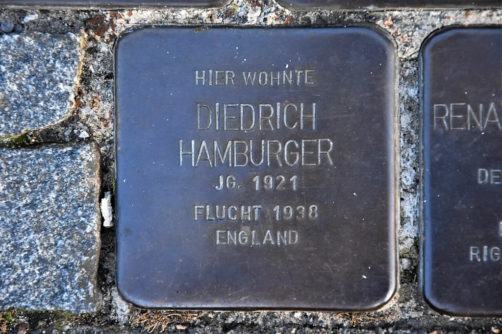 Schwarzer Weg 7, Fürstenau; Stolperstein für Diedrich Hamburger
