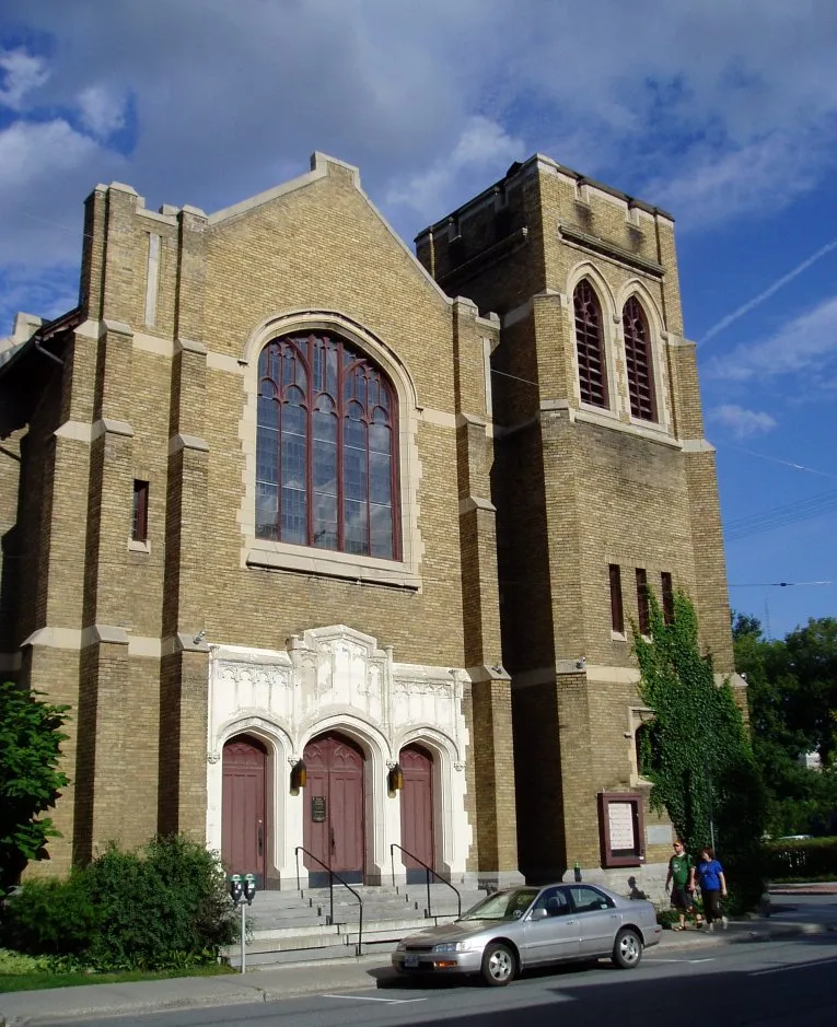 First United church in Centretown Ottawa, corner of Kent and Florence.
