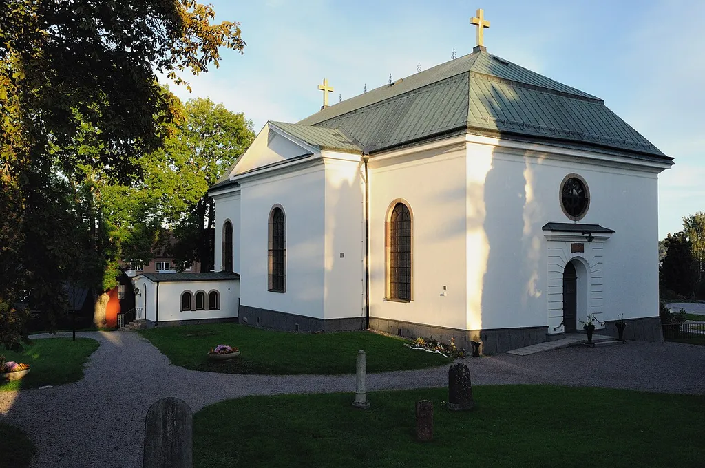 Church of Vaxholm, view from grave yard