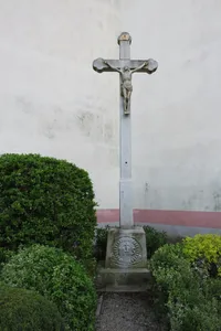 Wayside cross at the church