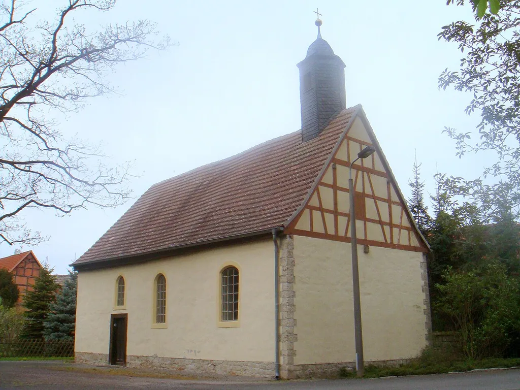 Evangelische Dorfkirche Goldbach, Aufnahme April 2012