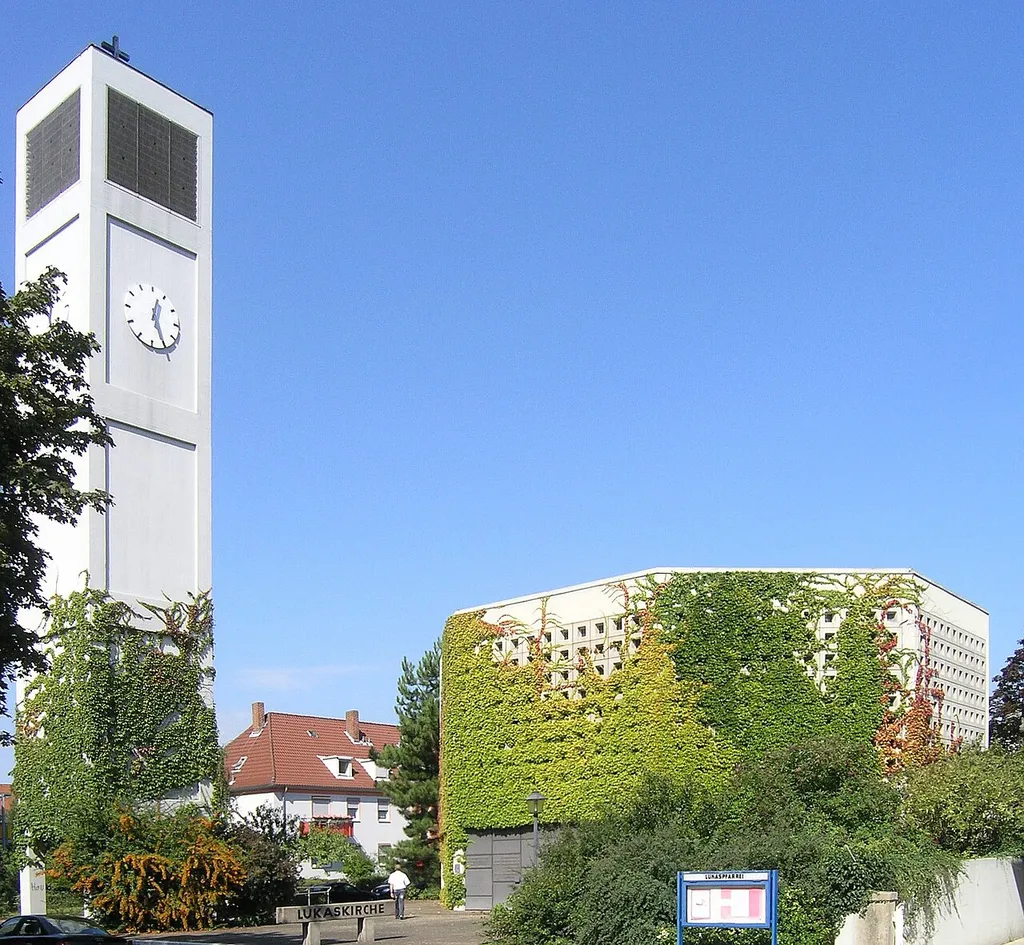 Lukaskirche in der Karlsruher Weststadt