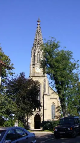 Westansicht der Berger Kirche