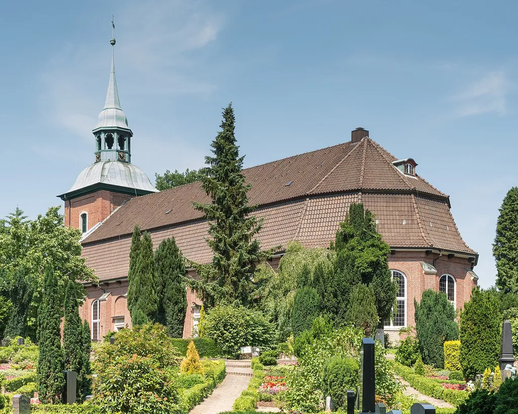 Kirche St. Pankratius in Hamburg-Ochsenwerder.
