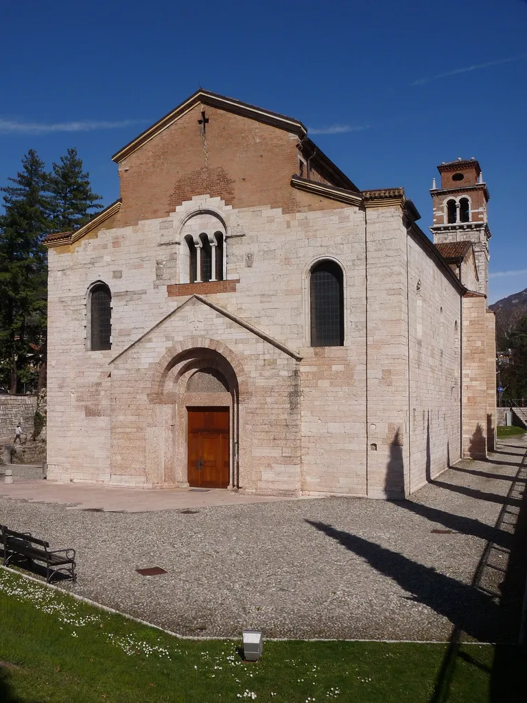 Trento (Italy): front of the church of San Lorenzo