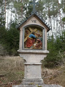 Kreuzwegstation Burg in Wielenbach