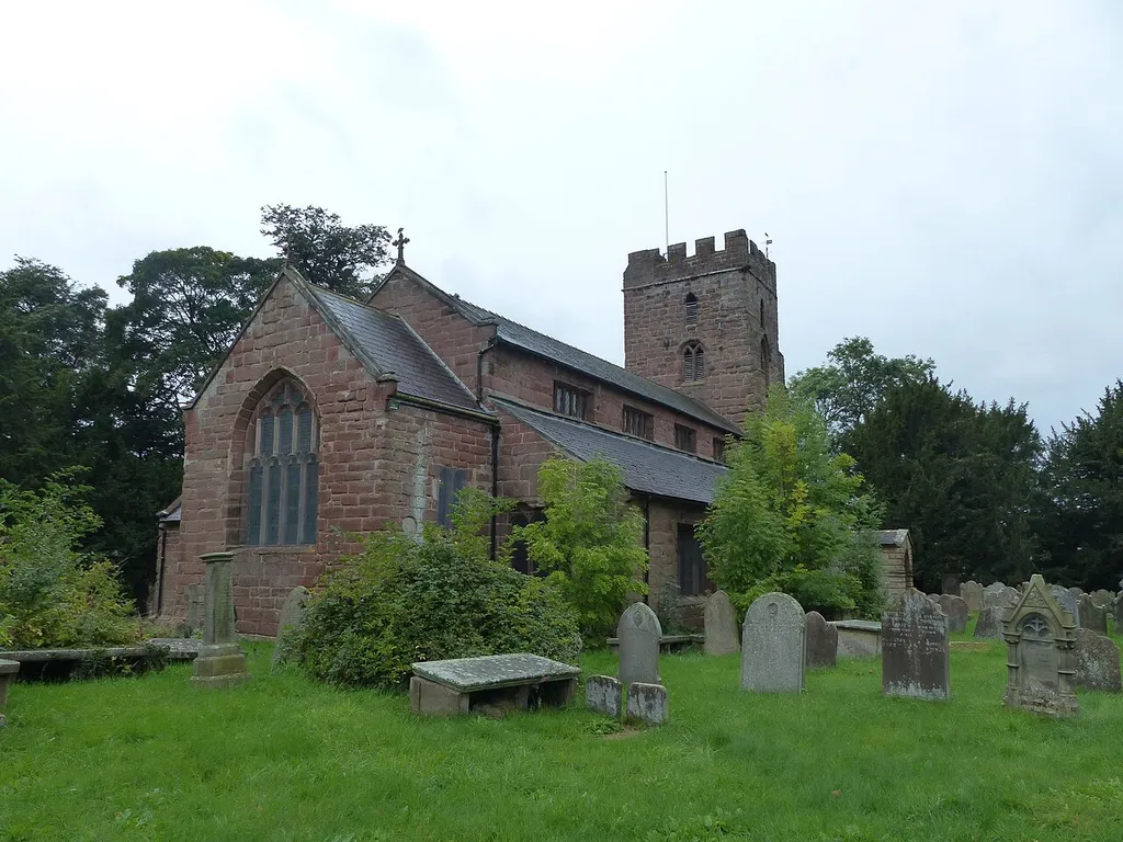 Grade II* listed church in Farndon, Cheshire, UK This is a photo of listed building number 1279424.
