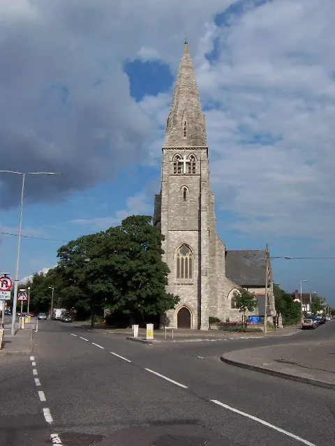 Christ Church parish church, Freemantle, Hampshire, seen from the west