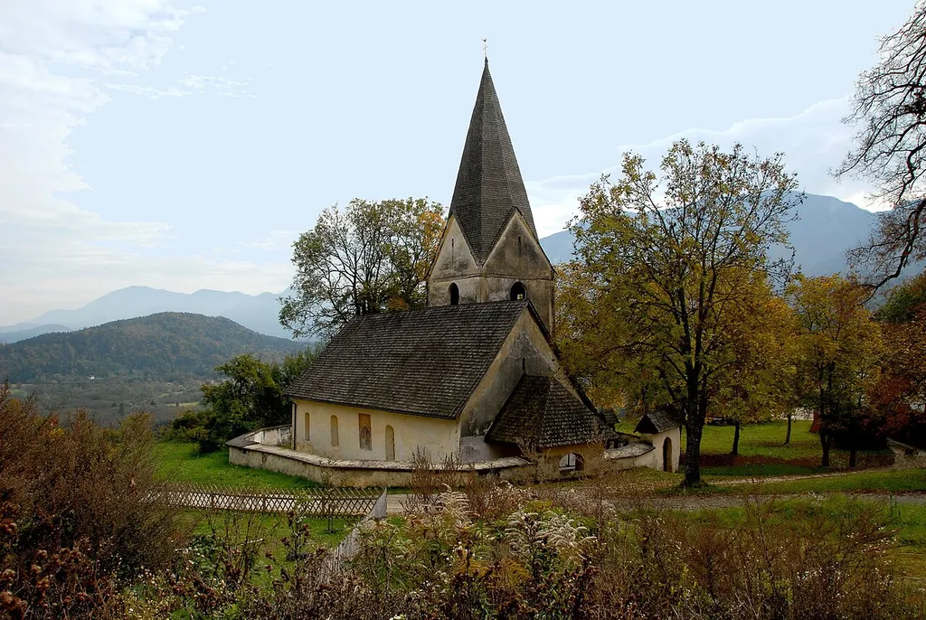 Subsidiary church Holy Anna at Saager in the municipality Grafenstein, district Klagenfurt Land Carinthia, Austria