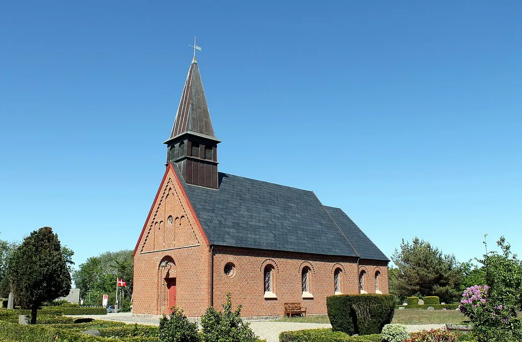 Hulsig Church in northern Denmark
