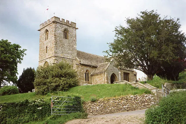 St Nicholas' parish church, Sandford Orcas. Dorset, seen from the southwest