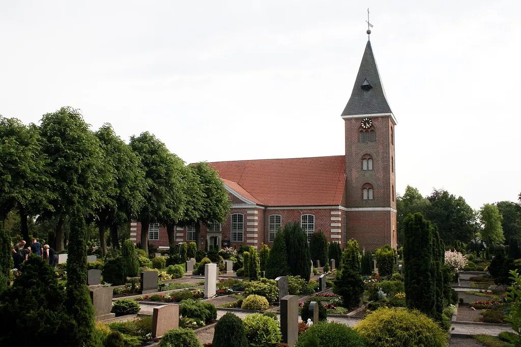 The church in Grasberg, Germany.