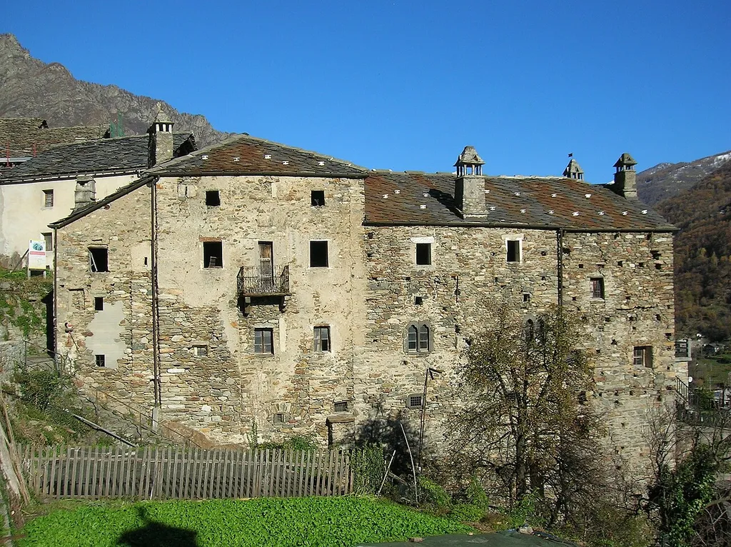 Castello Charles, Perloz, Valle d'Aosta, Italia.