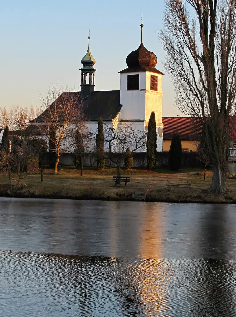 Church of the St. John the Evangelist, Dlouhá Lhota in Příbram District, Czech Republic
