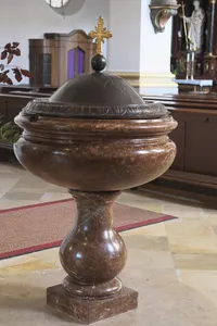Baptismal font of St. Nikolaus (Immenstadt im Allgäu)