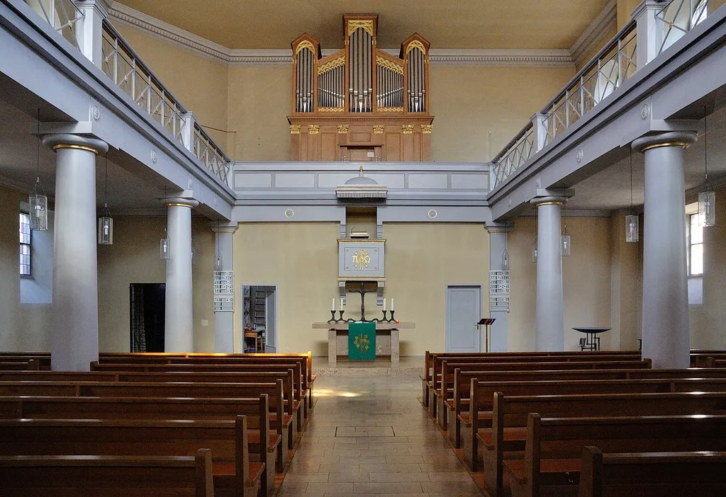 Lörrach: Innenraum der Evangelischen Stadtkirche