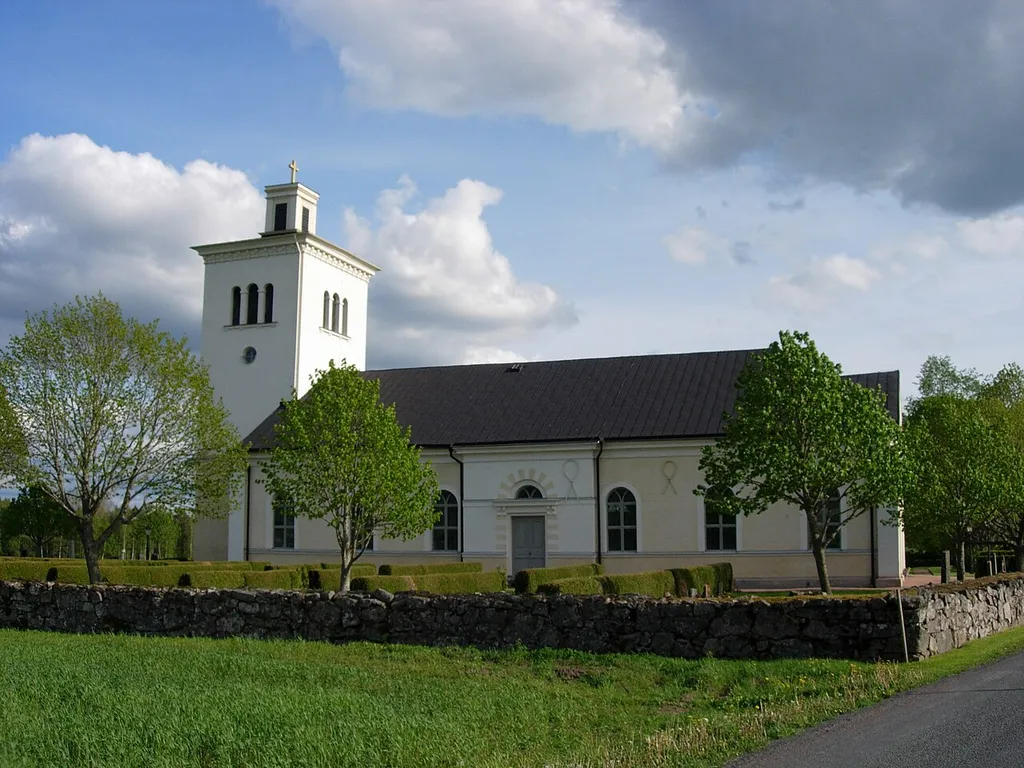 Adelövs kyrka ligger i Småland. Adelövs kyrka.
