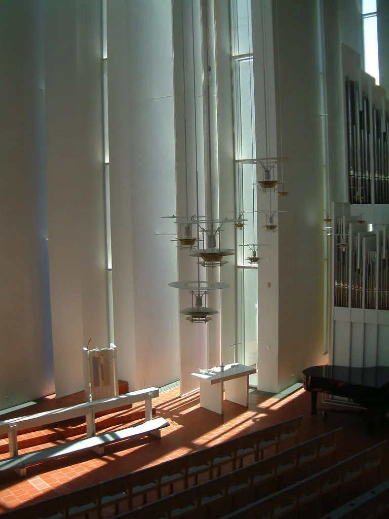 Männistö Church in Kuopio, Finland, was designed by architect Juha Leiviskä and completed in 1992.