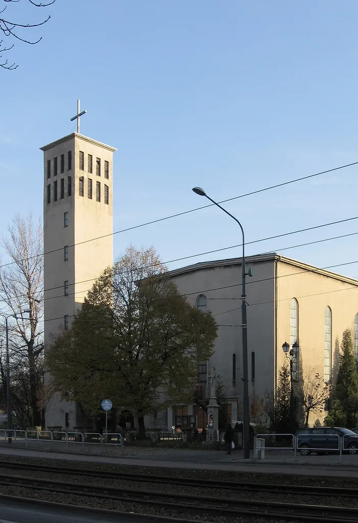 The roman catholic church the Divine Providence in Katowice-Zawodzie, Poland.
