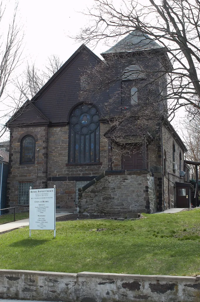 The Bethel Baptist Church, located at 18 Saint James Street, Roxbury, MA 02119-3218