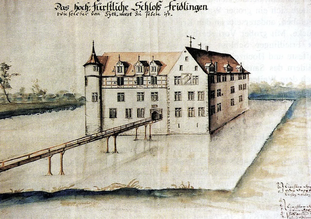 moated manor house Friedlingen
