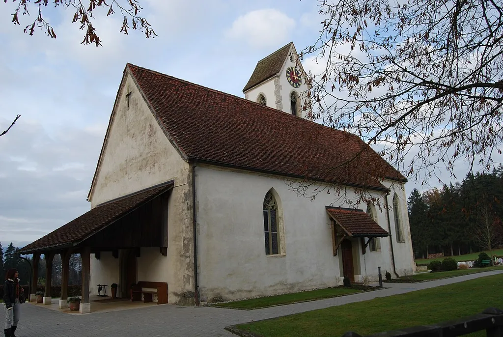 Protestant Church of Seeberg, canton of Bern, Switzerland
