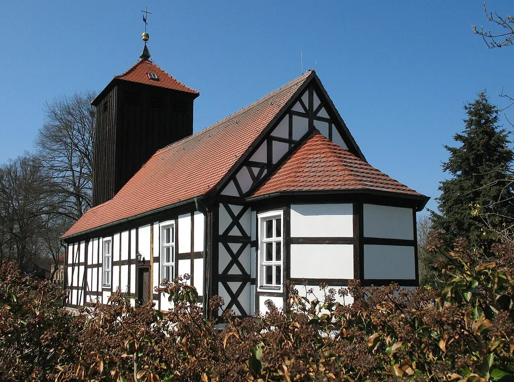 Church in Vielitzsee-Strubensee in Brandenburg, Germany