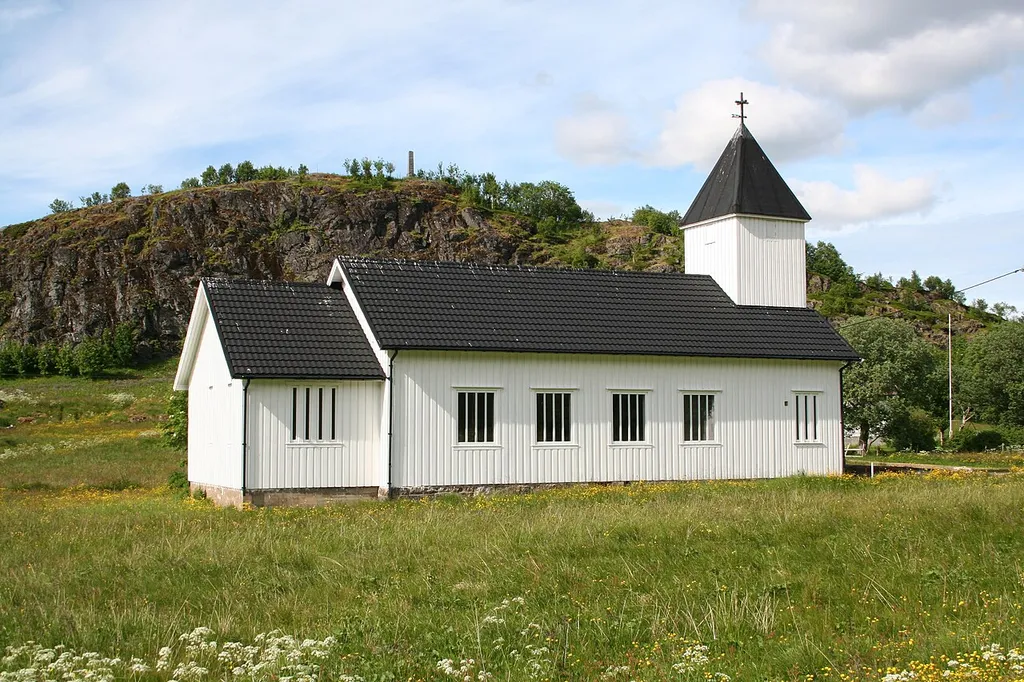 Grønning Church in Hadsel, Norway