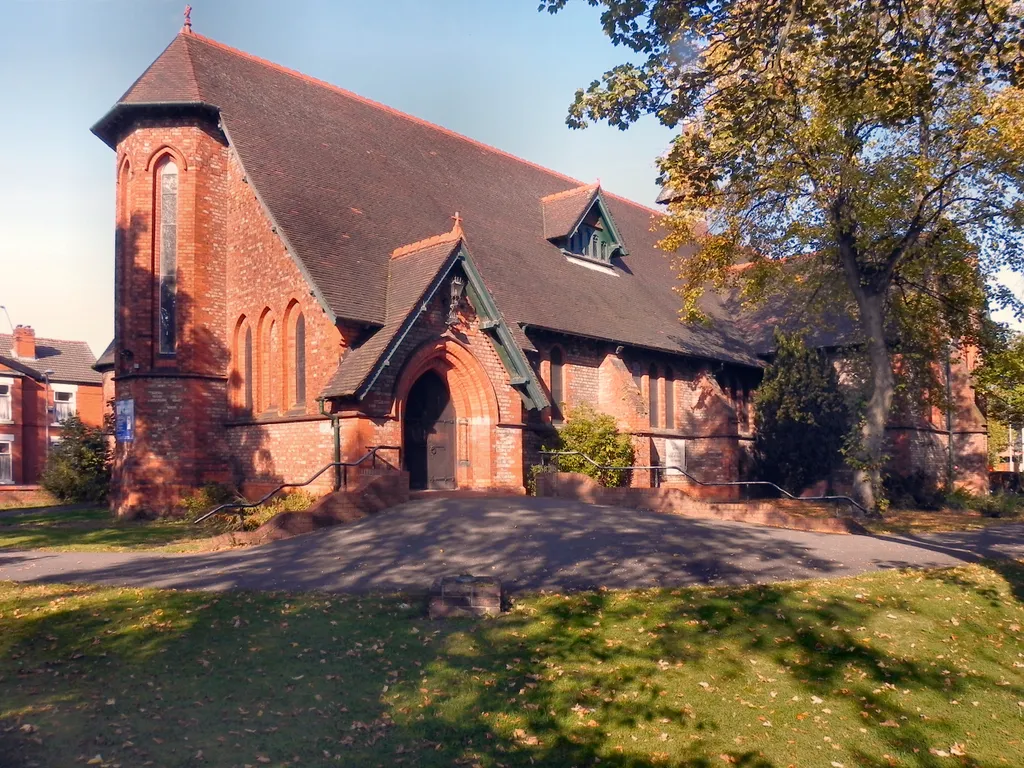Photograph of St Agnes' Church, Longsight, Manchester, England