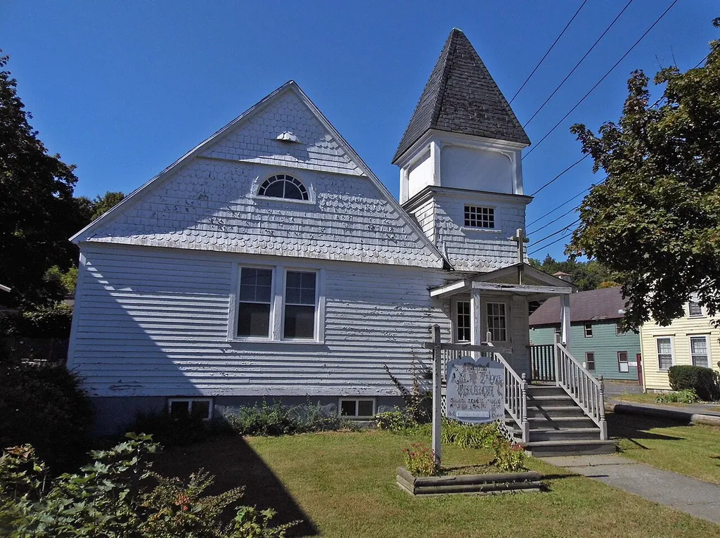 Street view of the Clinton African Methodist Episcopal Zion Church, 9 Elm Ct. Great Barrington. Photo by Lionel Martinez