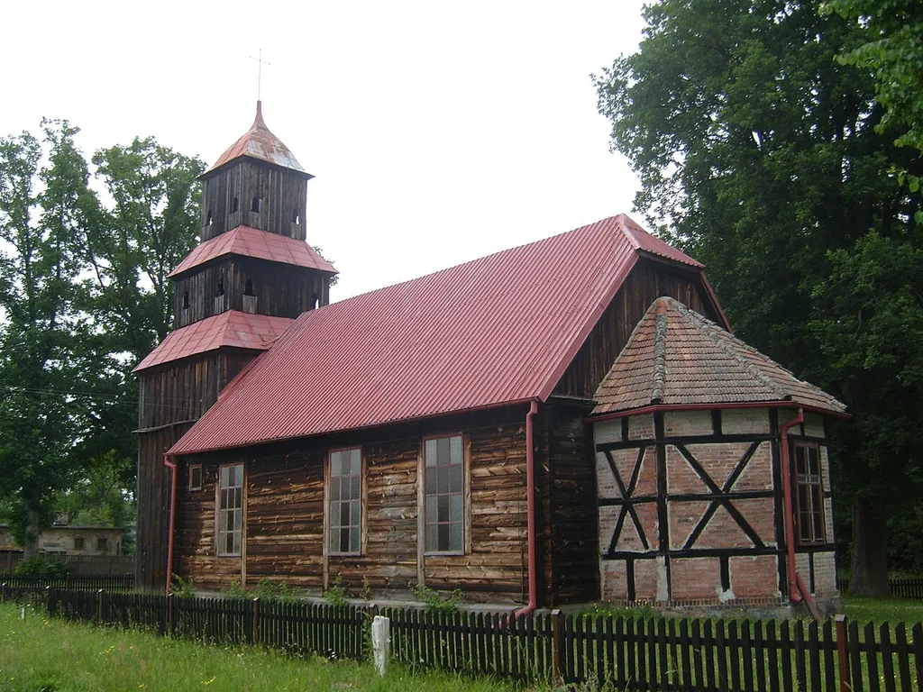 Most Sacred Heart of Jesus church in Dzierżążno Małe, Poland.